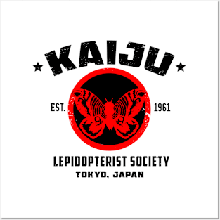 Kaiju Lepidopterist Society (Light Print) Posters and Art